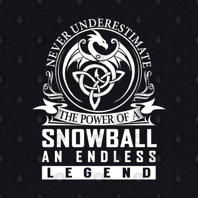 Never Underestimate The Power of a SNOWBALL by RenayRebollosoye